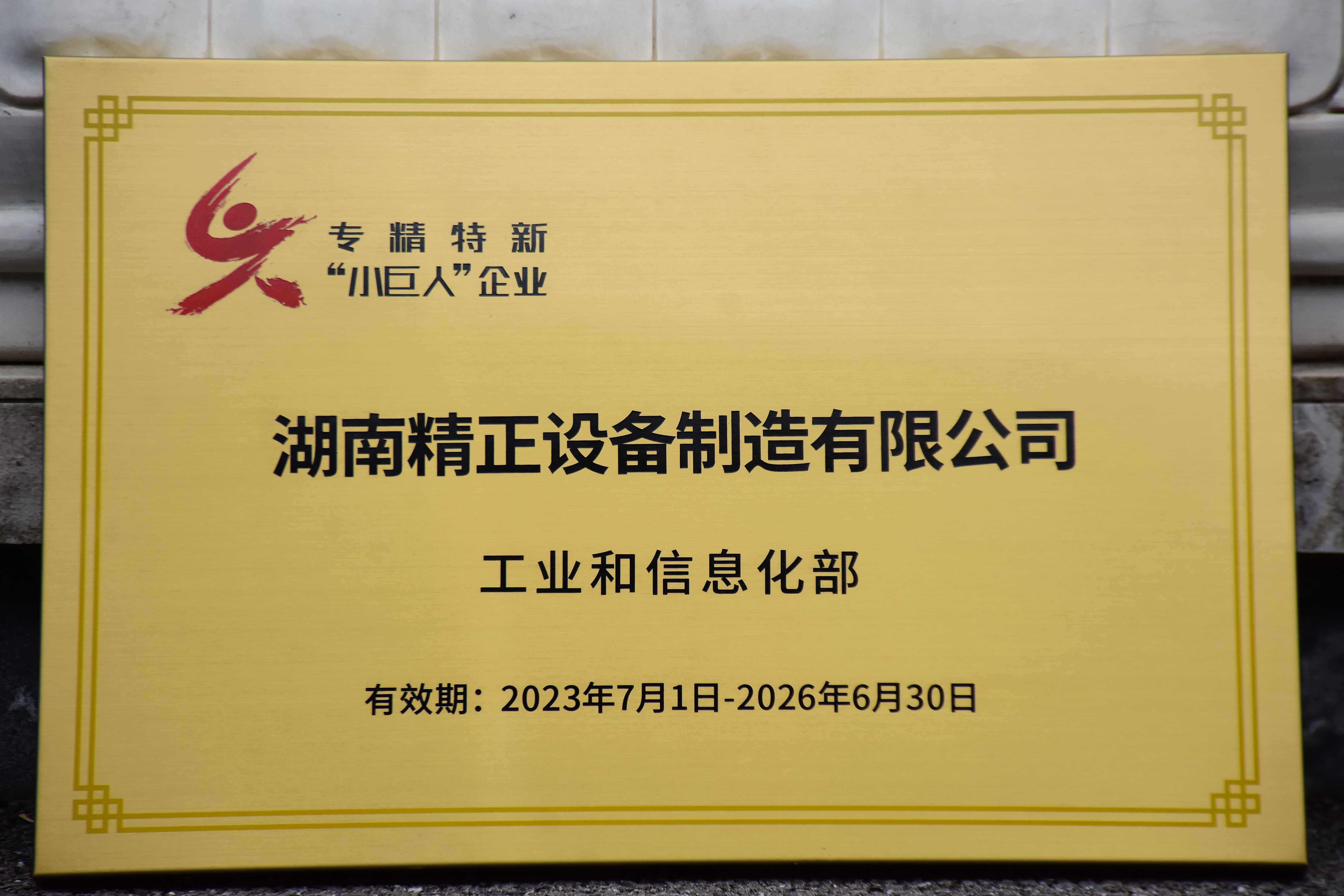 千亿网页版获得“专精特新”小巨人企业